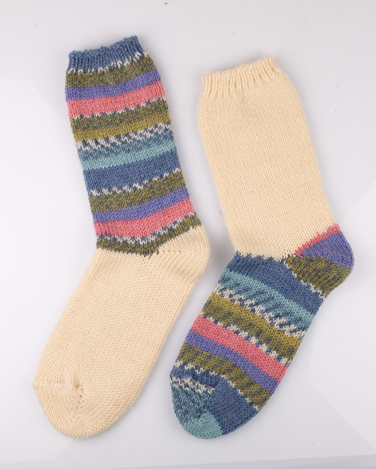 Colorful Winter - Топли чорапи от естествена вълна