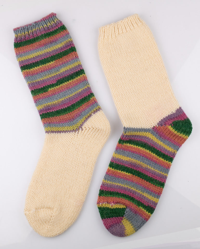 Cozy Rainbow - Топли чорапи от естествена вълна