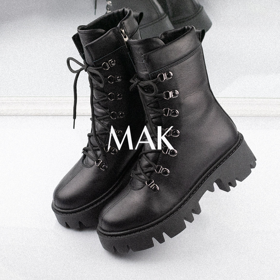 Лондон - Естествена кожа в черно