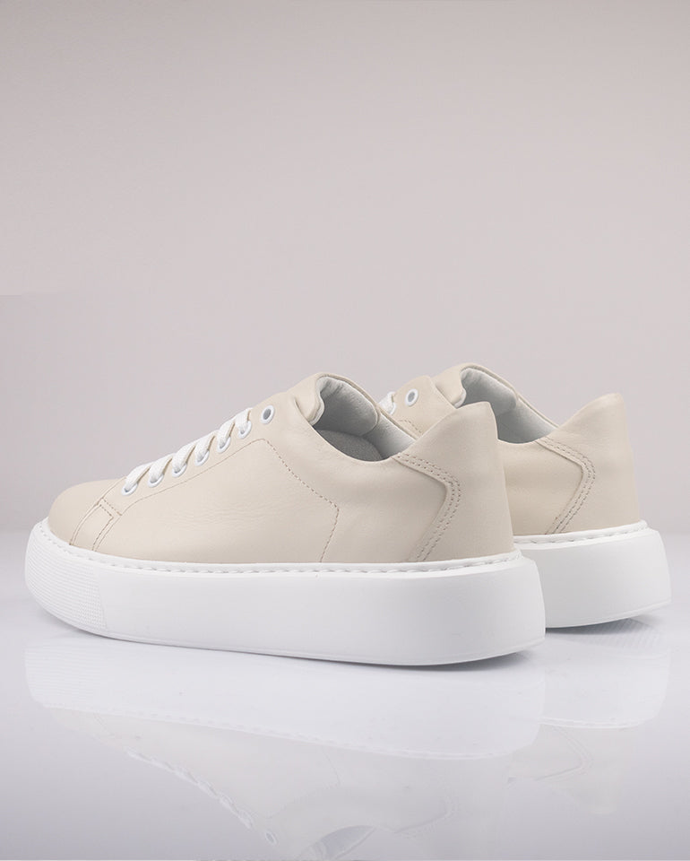 Дейзи - Естествена кожа в бежово