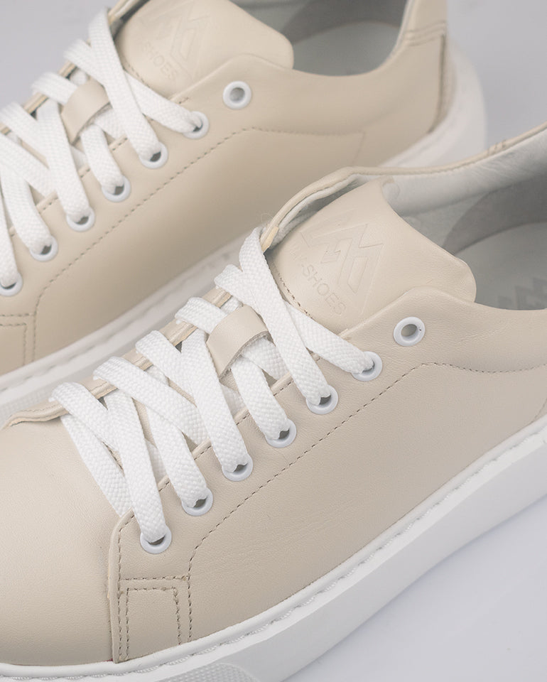 Дейзи - Естествена кожа в бежово