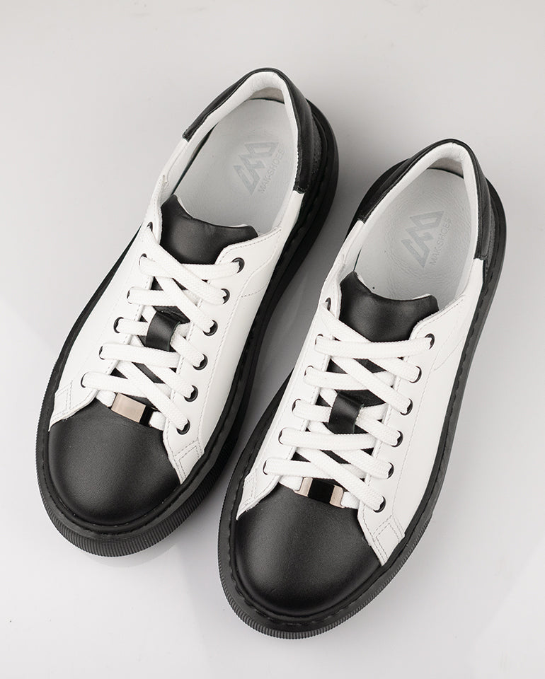 Лилиан - Естествена кожа в черно и бяло