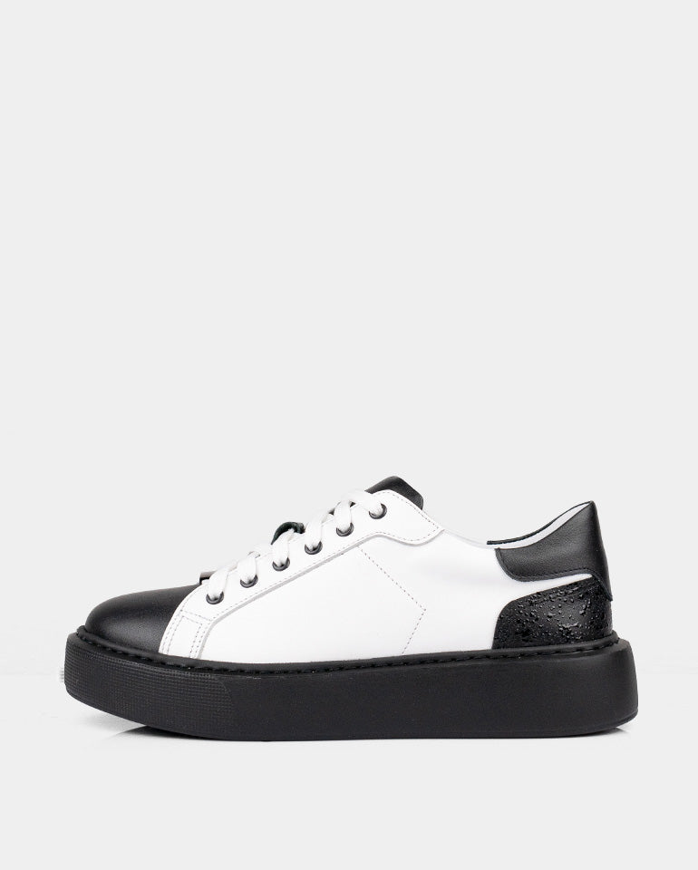 Лилиан - Естествена кожа в черно и бяло