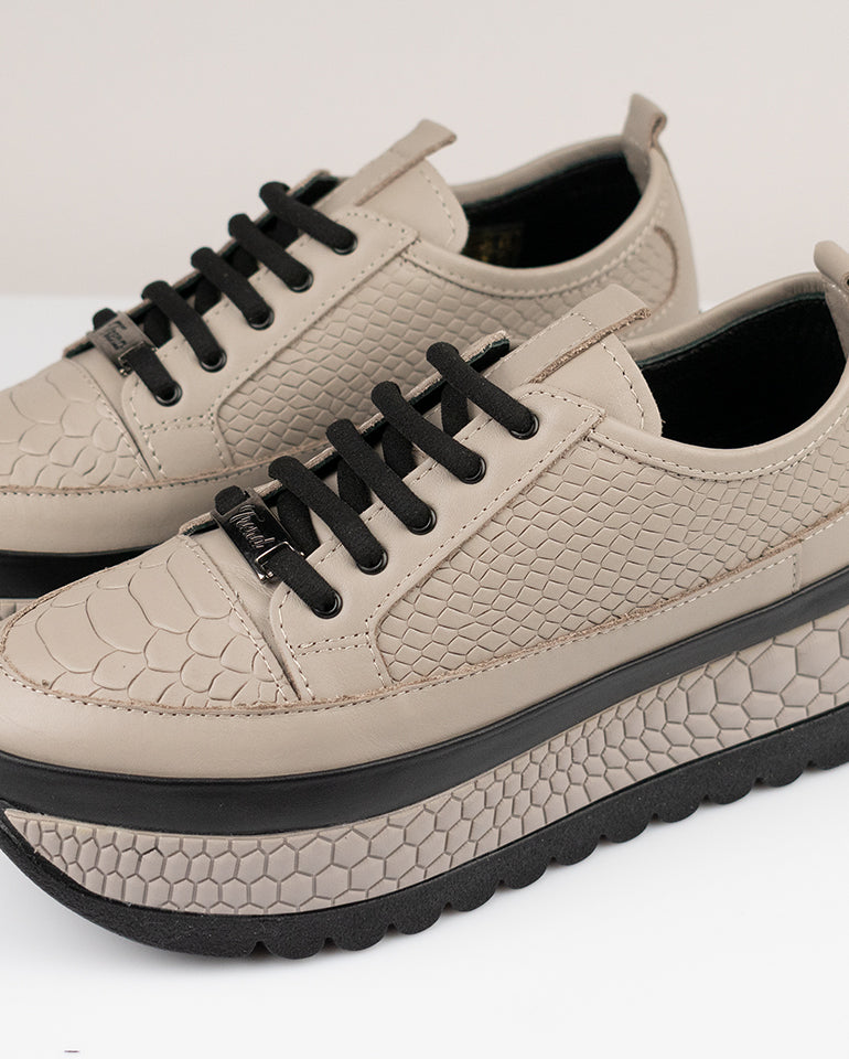 Лекси - Естествена кожа в цвят визон