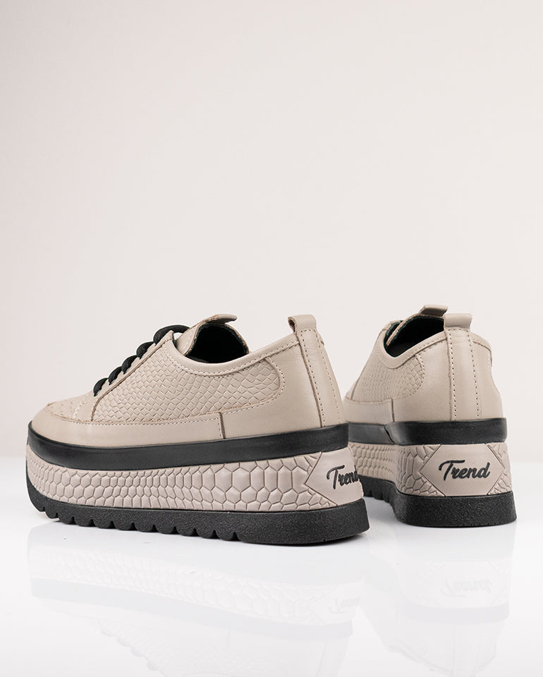 Лекси - Естествена кожа в цвят визон