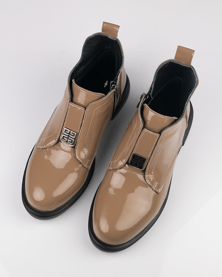 Ашли - Естествен лак в бежово