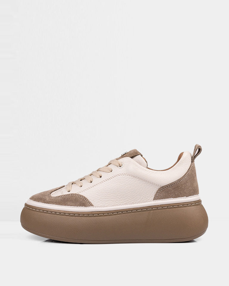 Софиа - Естествена кожа в бежово