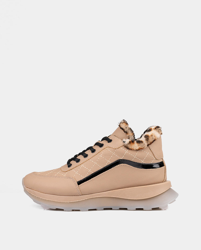 Емери - Естествена кожа в бежово