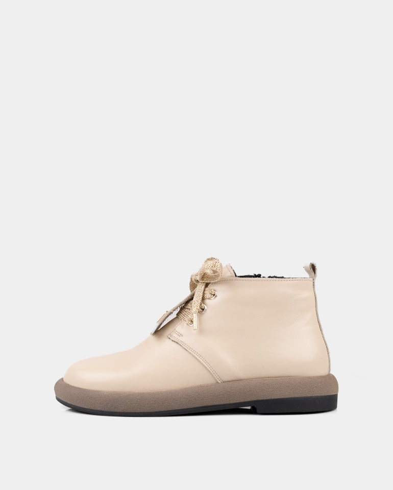 Мия - Естествена кожа в бежово