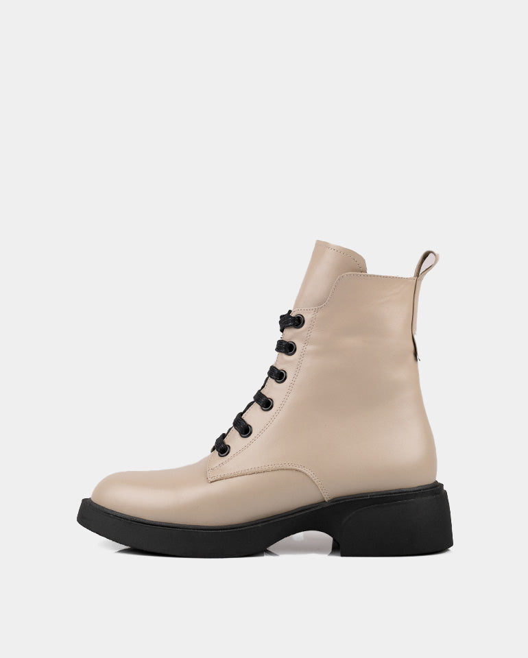 Амалия - Естествена кожа в цвят визон