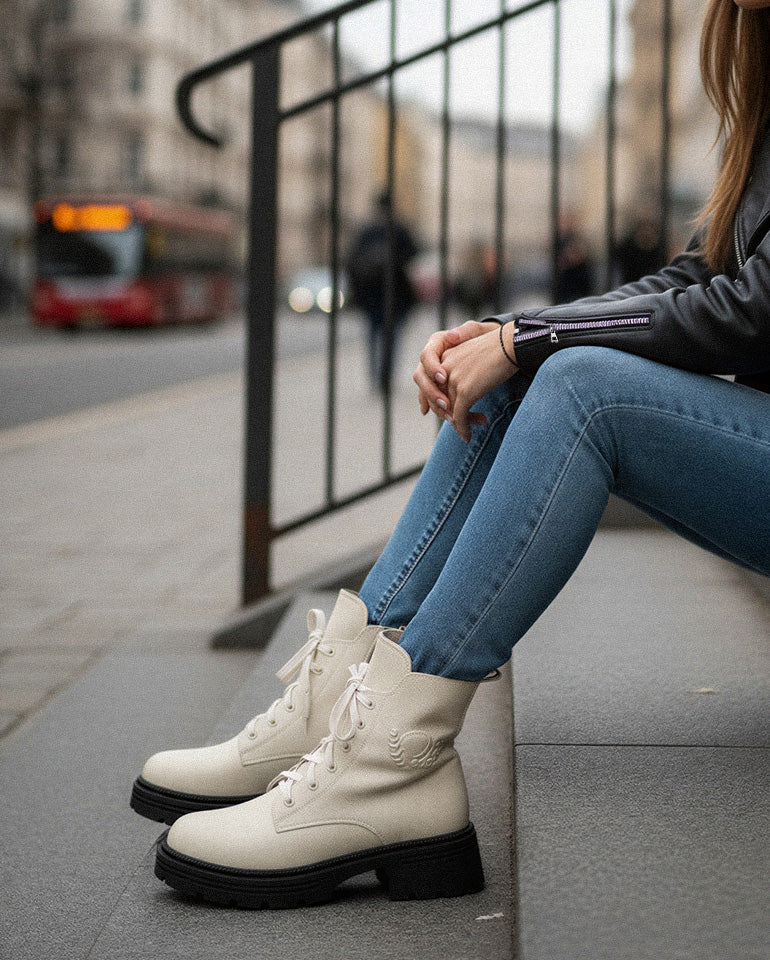 Нола - Естествена кожа шагрен в светло бежово