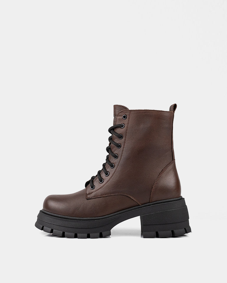 Палома - Естествена кожа в кафяво