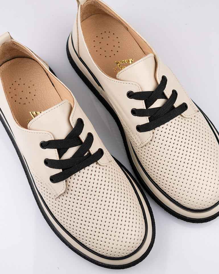 Луис - Естествена кожа в бежово