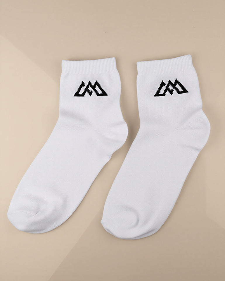 MAK Essentials - Бели чорапи с лого