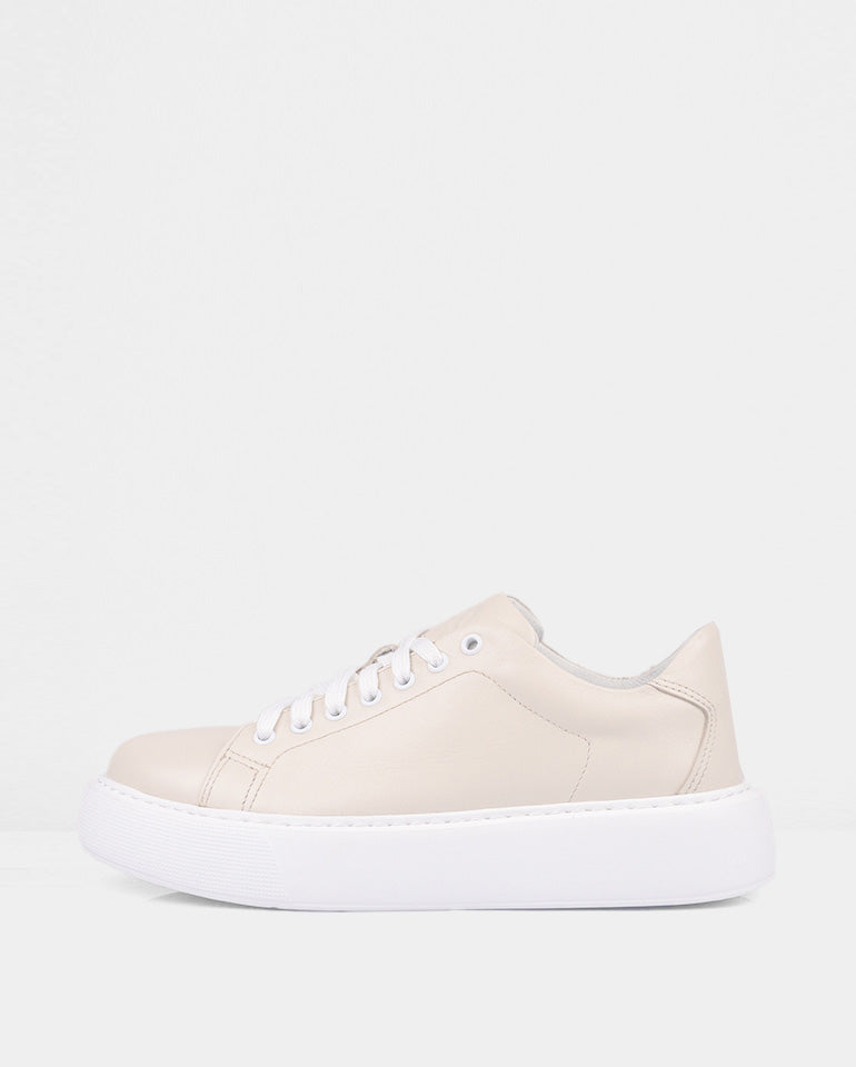 Дейзи - Естествена кожа в бежово