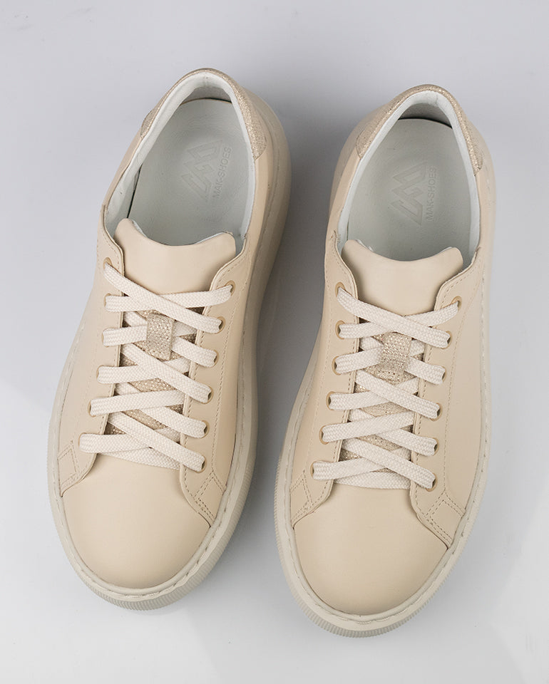 Алина - Естествена кожа в бежово