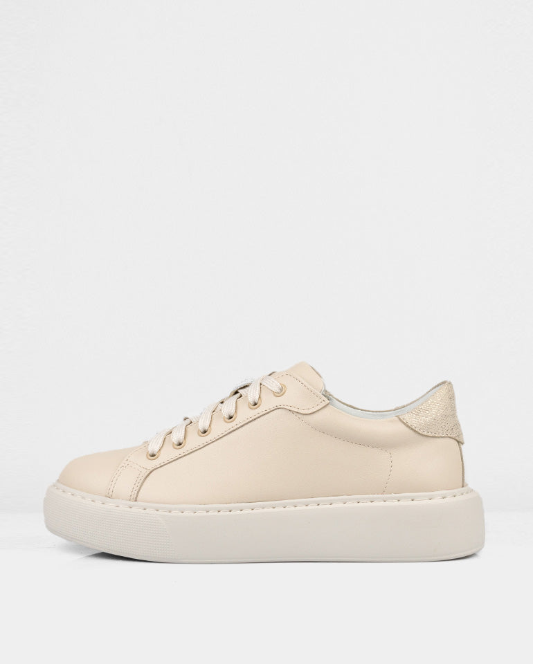 Алина - Естествена кожа в бежово