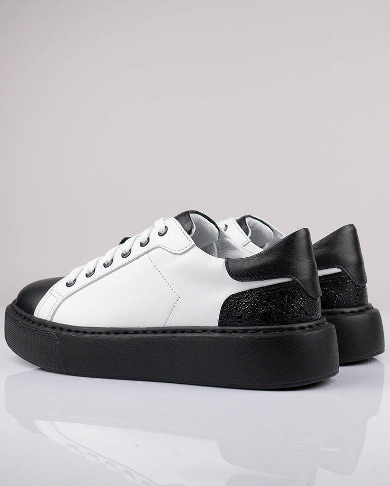 Лилиан - Естествена кожа в черно и бяло