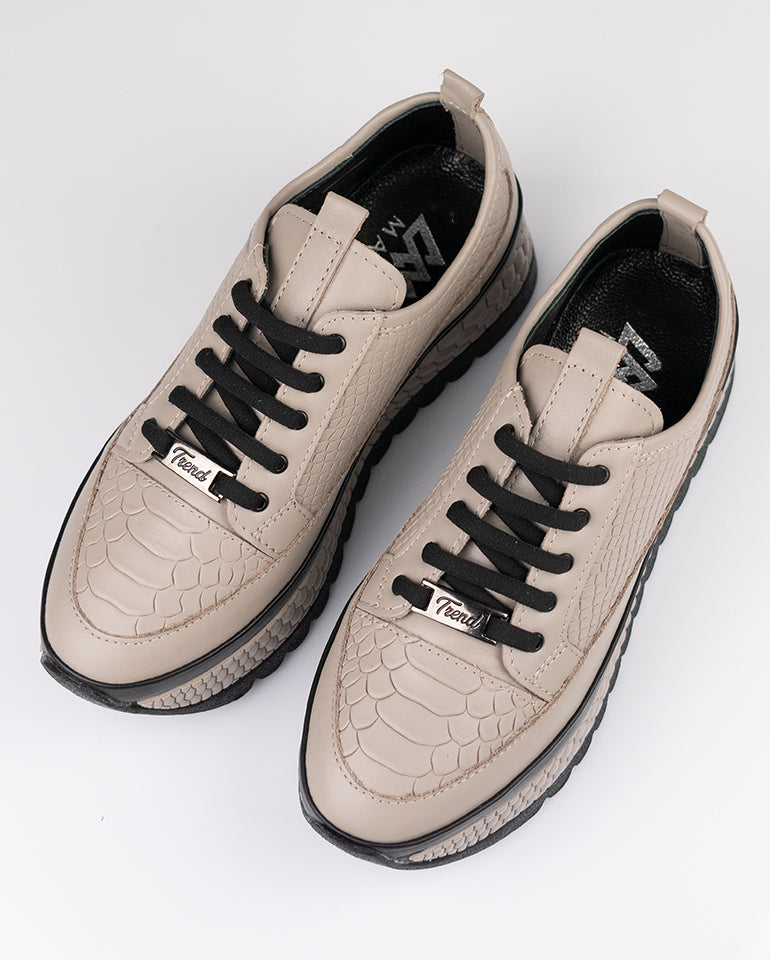 Лекси - Естествена кожа в цвят визон