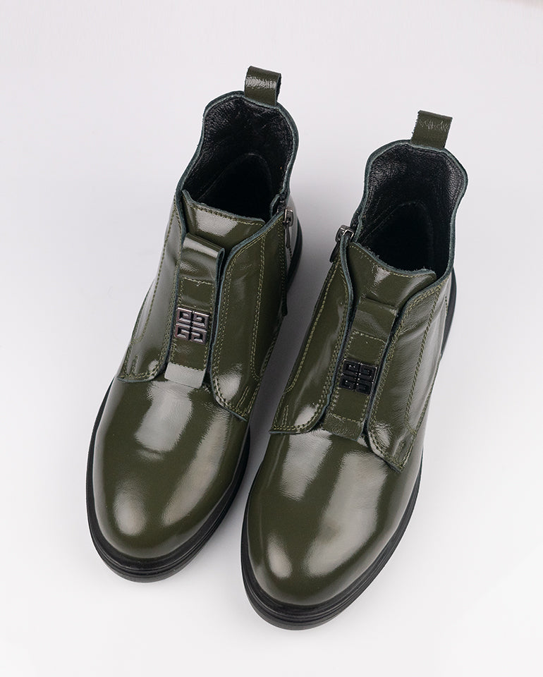 Ашли - Естествен лак в зелено