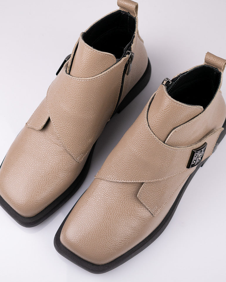 Ривиера - Естествен лак шагрен в бежово