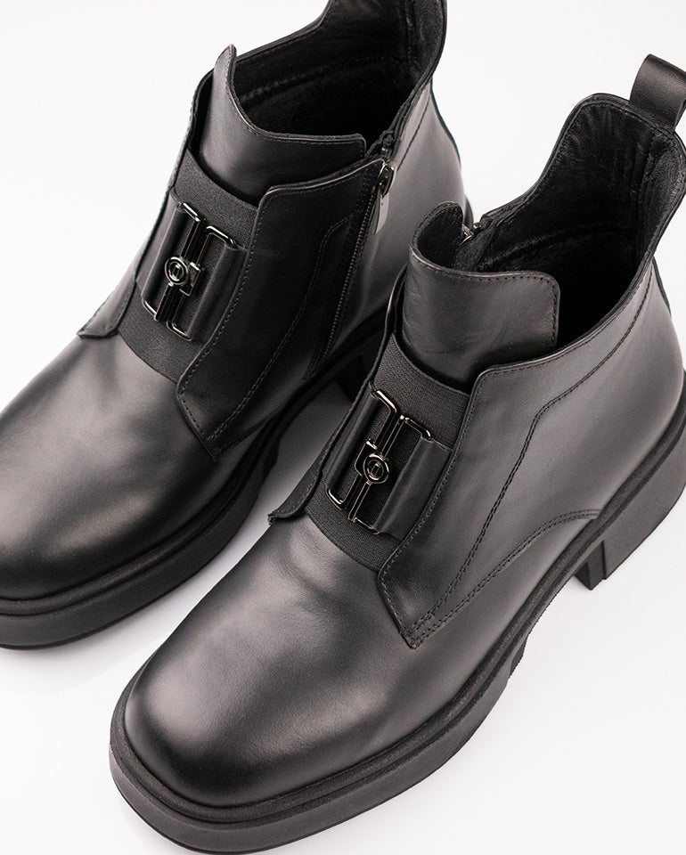 Белисима - Естествена кожа в черно