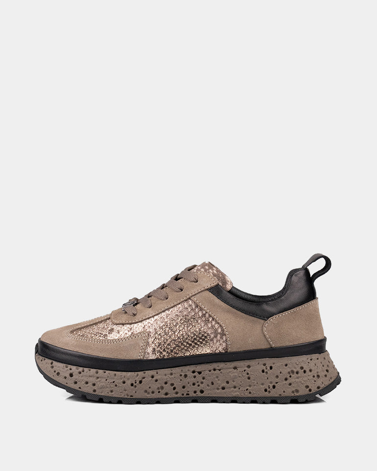 Дара - Естествена кожа и велур във визон