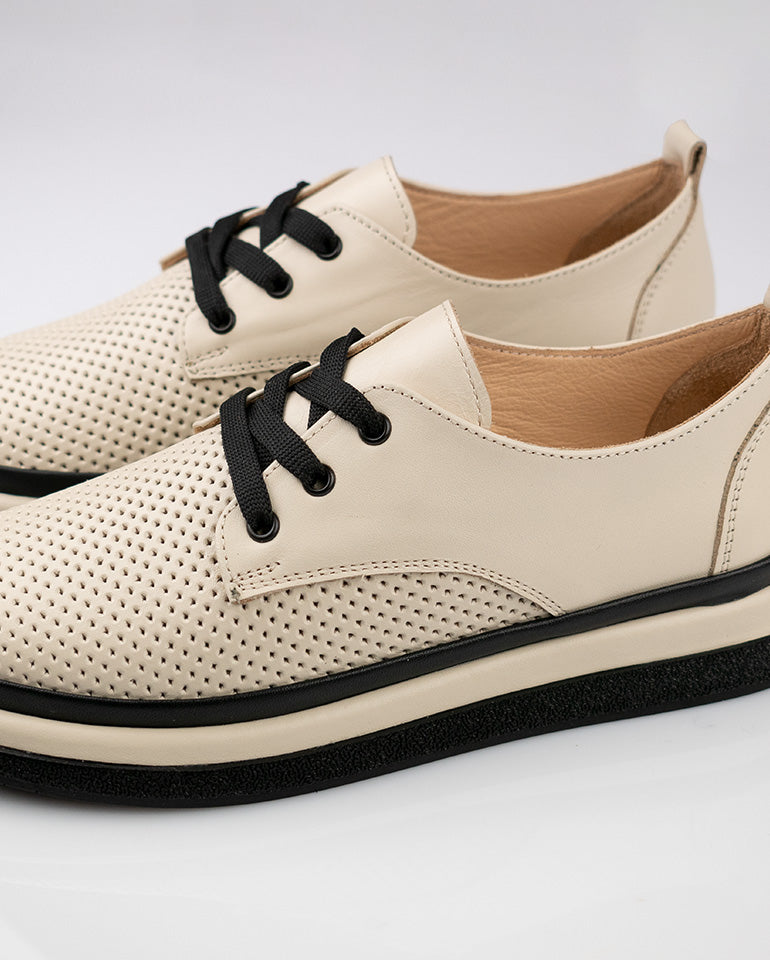 Луис - Естествена кожа в бежово