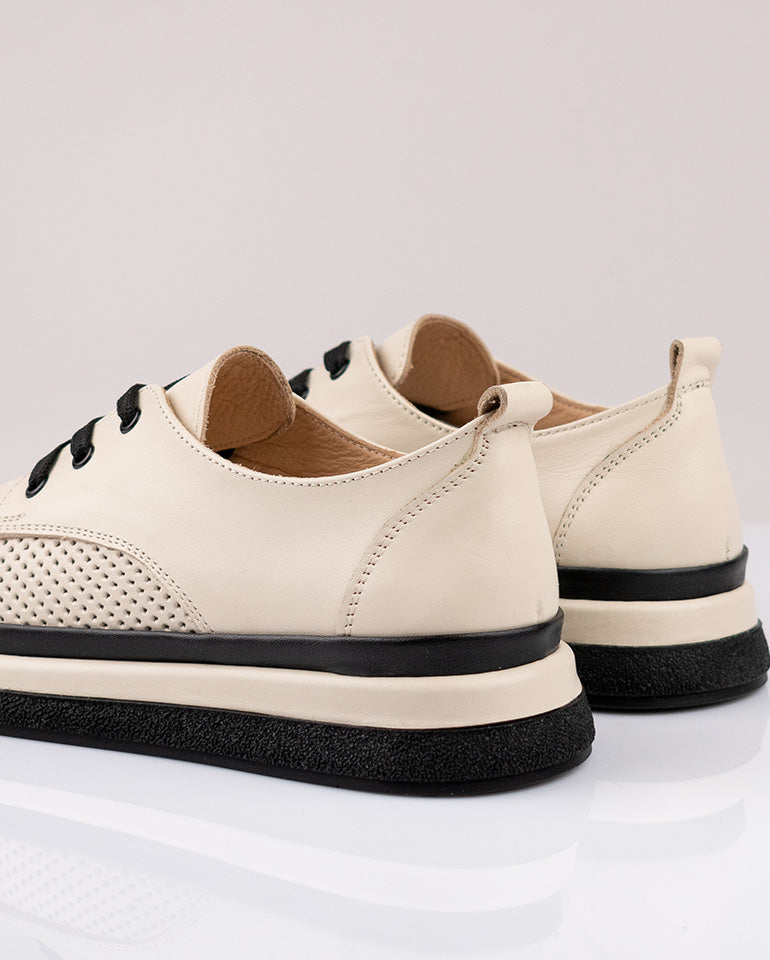 Луис - Естествена кожа в бежово