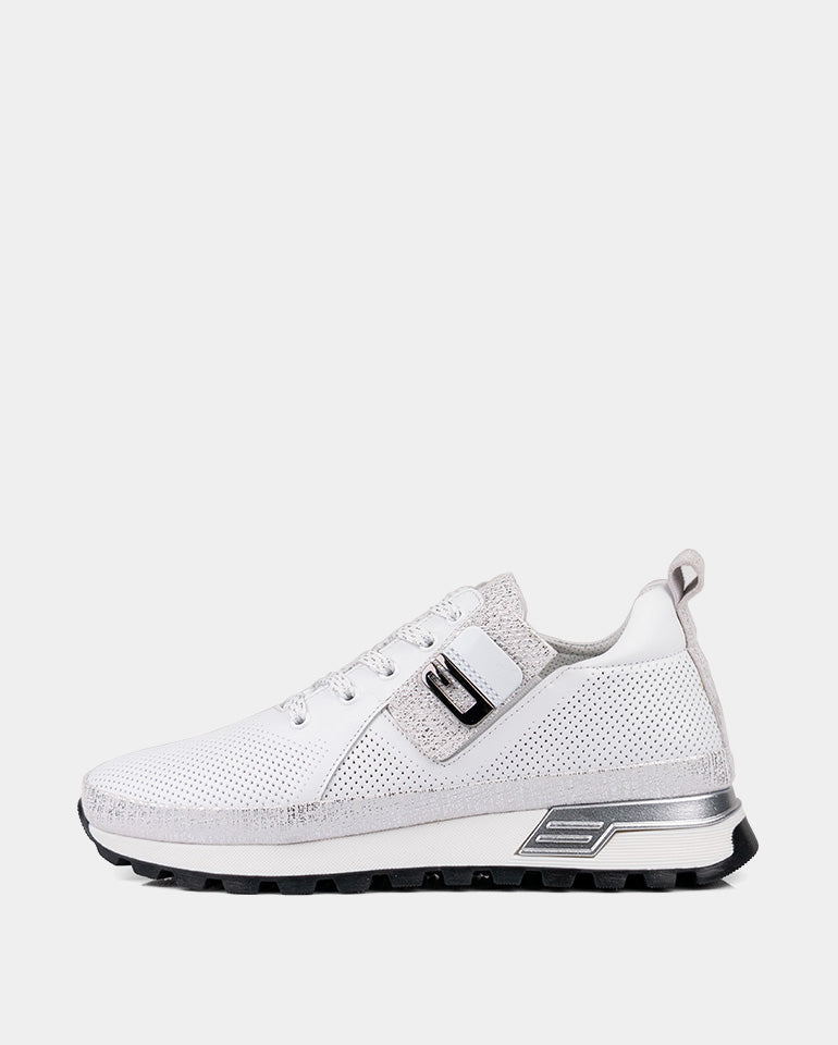 Габриела - Естествена кожа в бяло