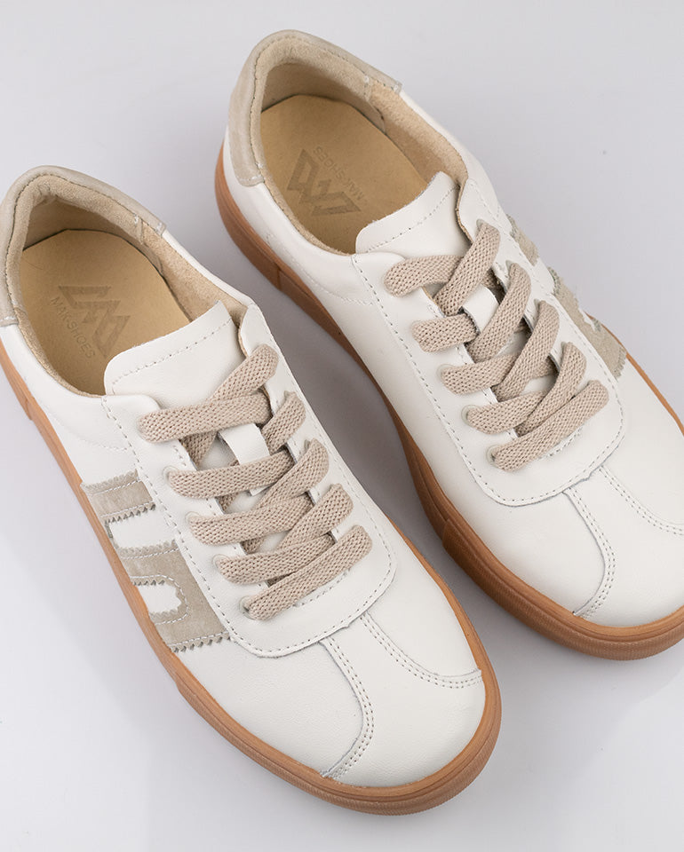 Сона - Дамски ежедневни маратонки в бяло