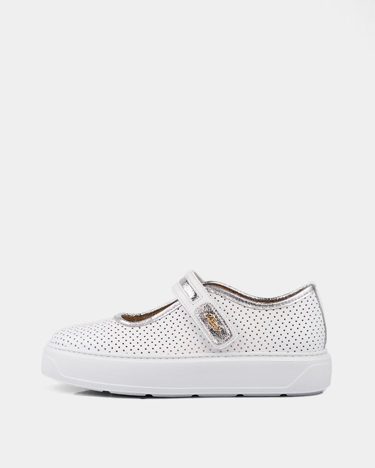 Верона - Дамски обувки от естествена кожа в бяло